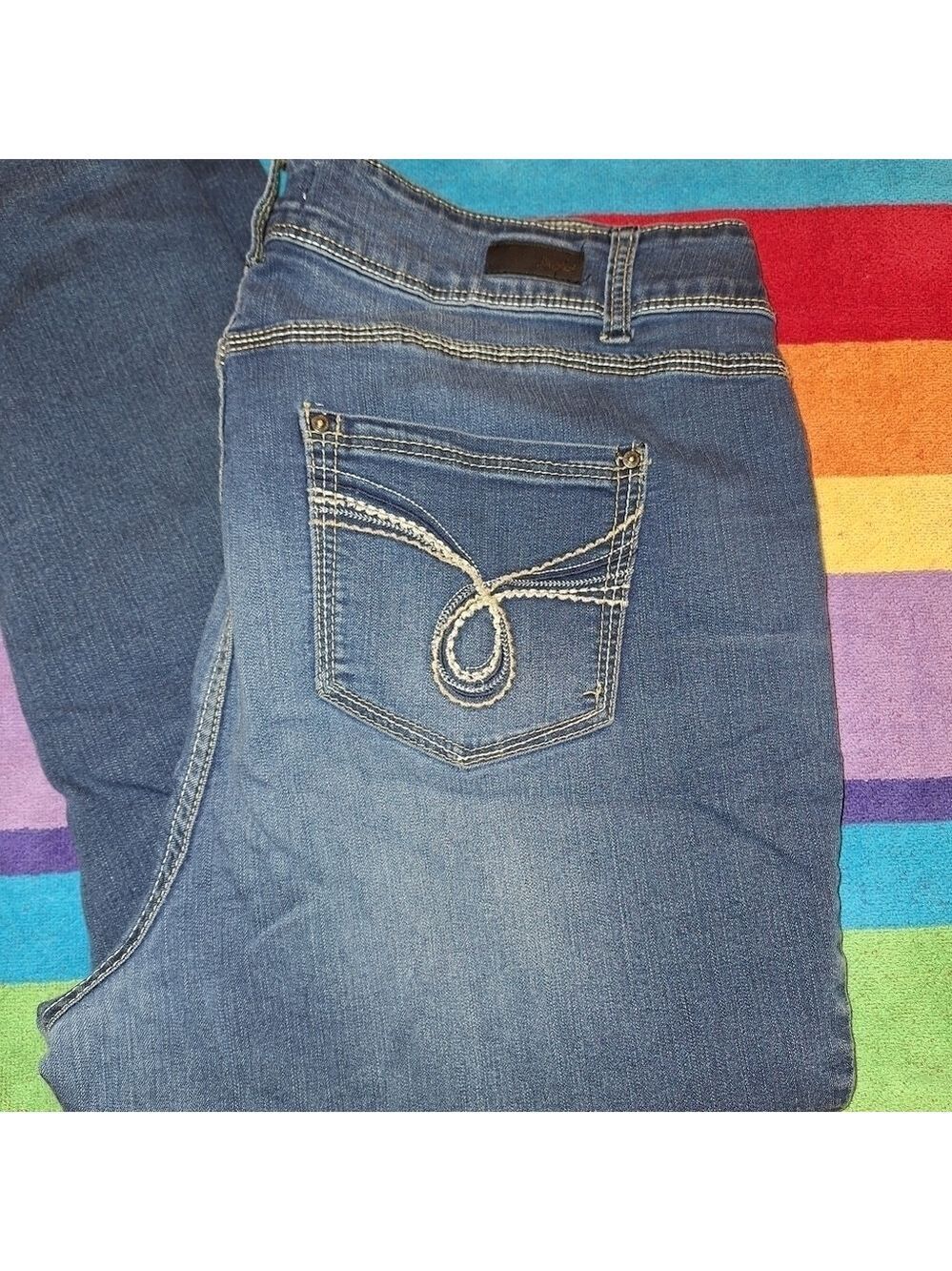 Angels Brand Blue Denim Curvy Skinny Jeans Size 20 - Picture 6 of 6